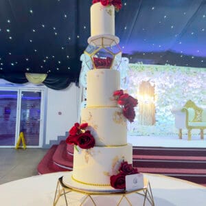 Hex wedding cake