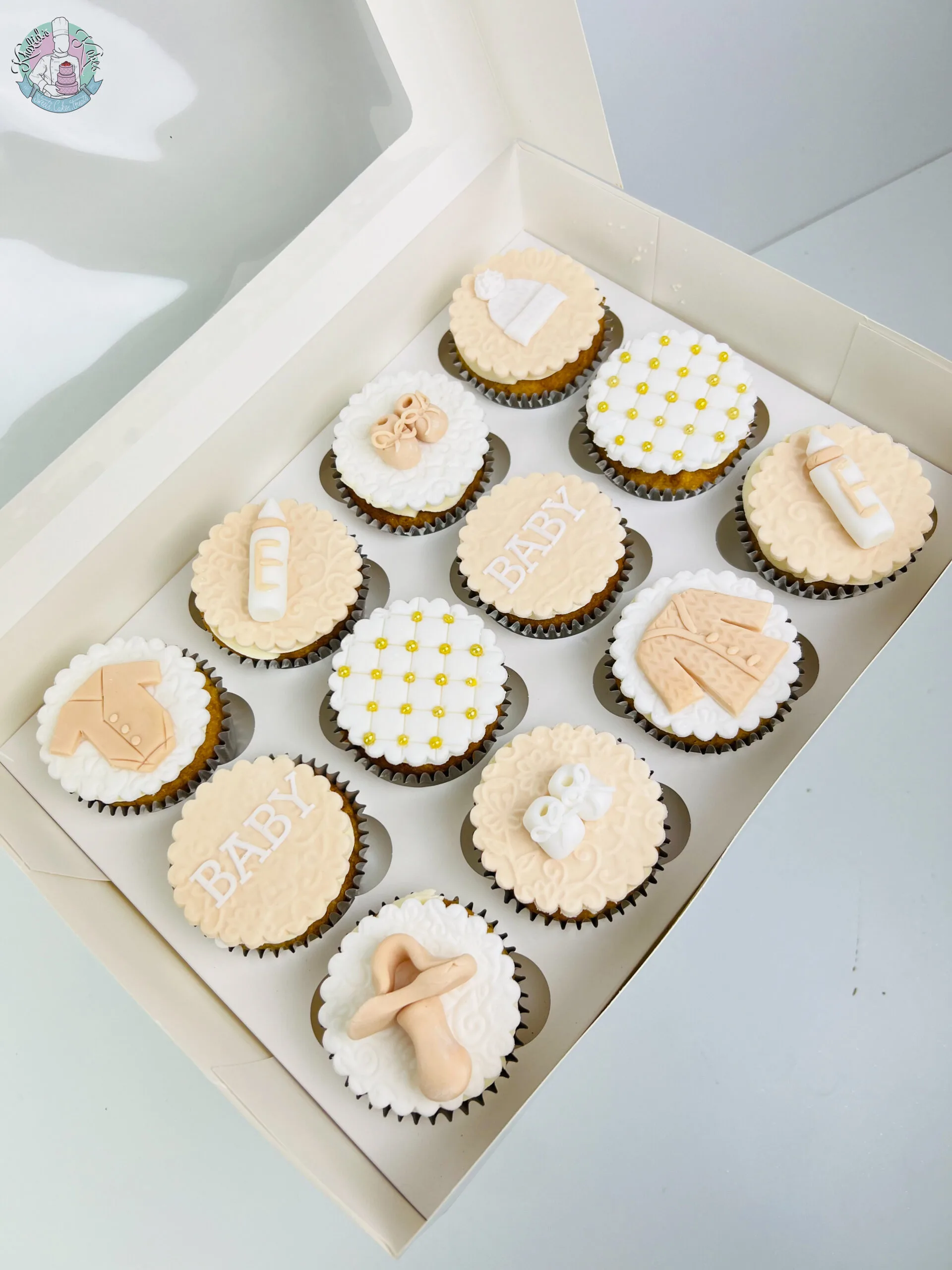 New baby cupcakes