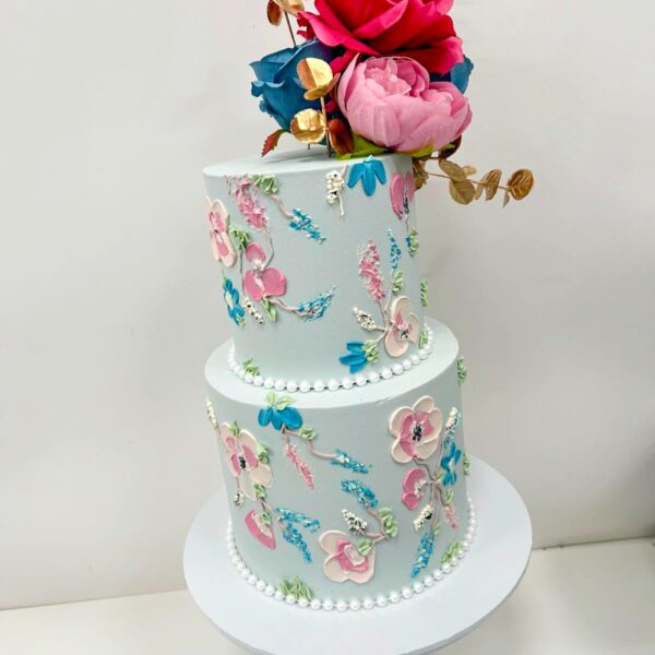 Shop 159 hand-painted floral cake