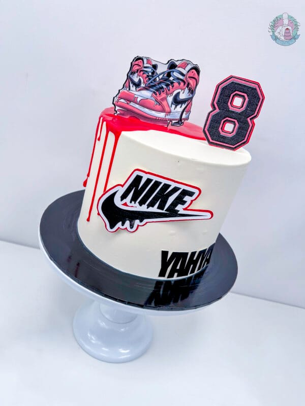 Nike drip cake
