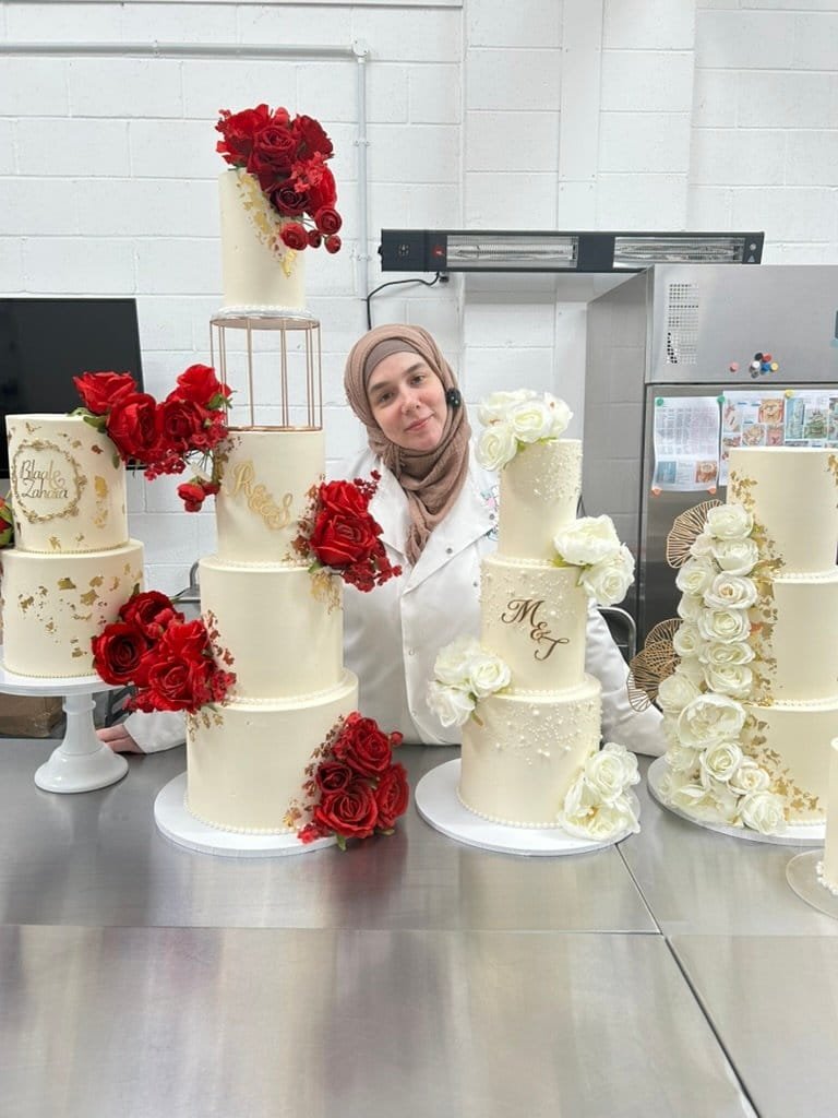 Summer Wedding Cakes: Fondant vs Buttercream — And Why It Doesn't Matter With Khalid's Kakes 4 summer wedding cake buttercream Birmingham — soft textured buttercream finish wedding cake by Khalids Kakes