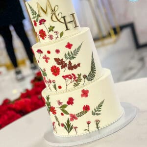 Pressed Floral Cake
