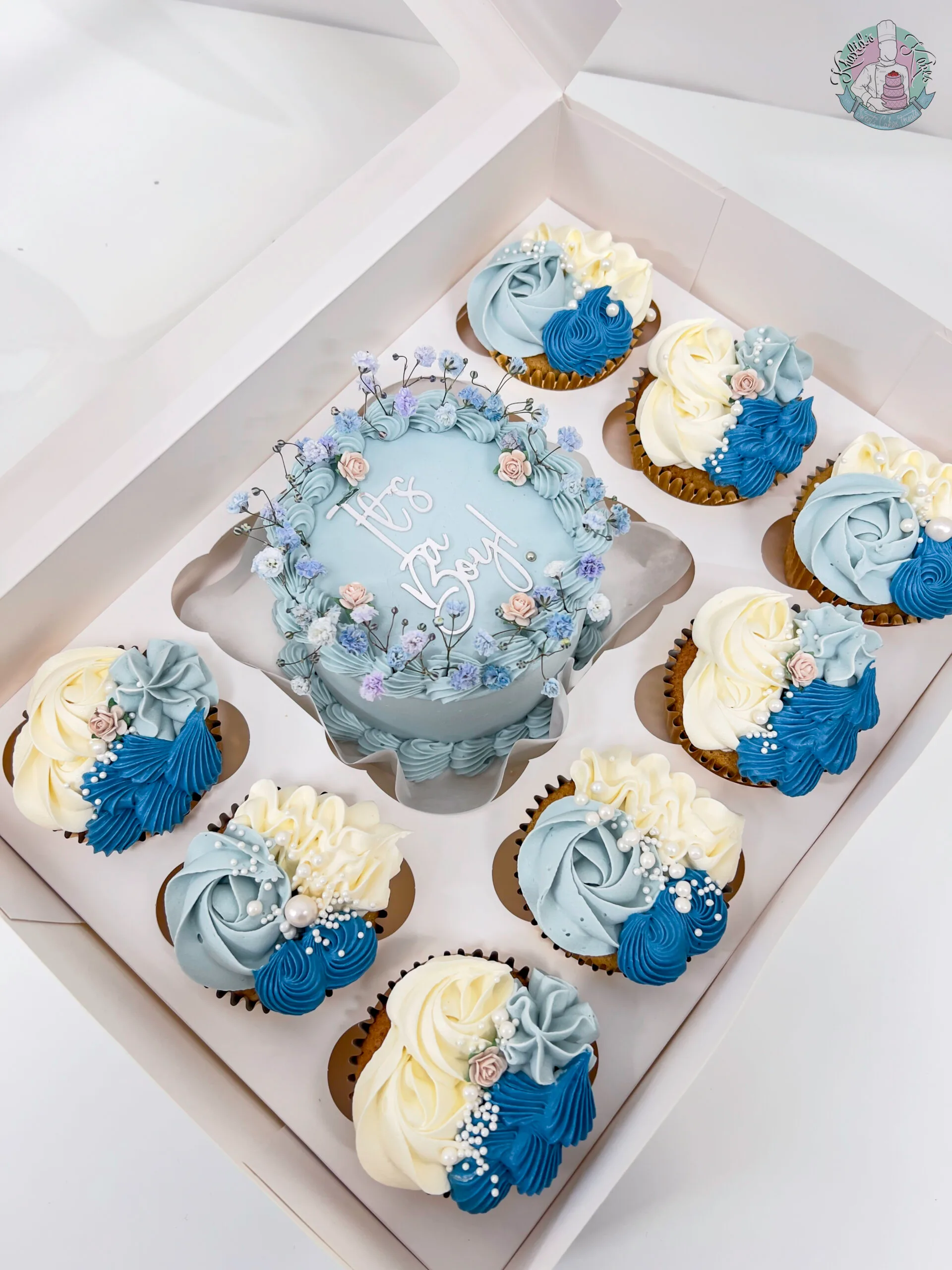 Baby Boy Bento Cake