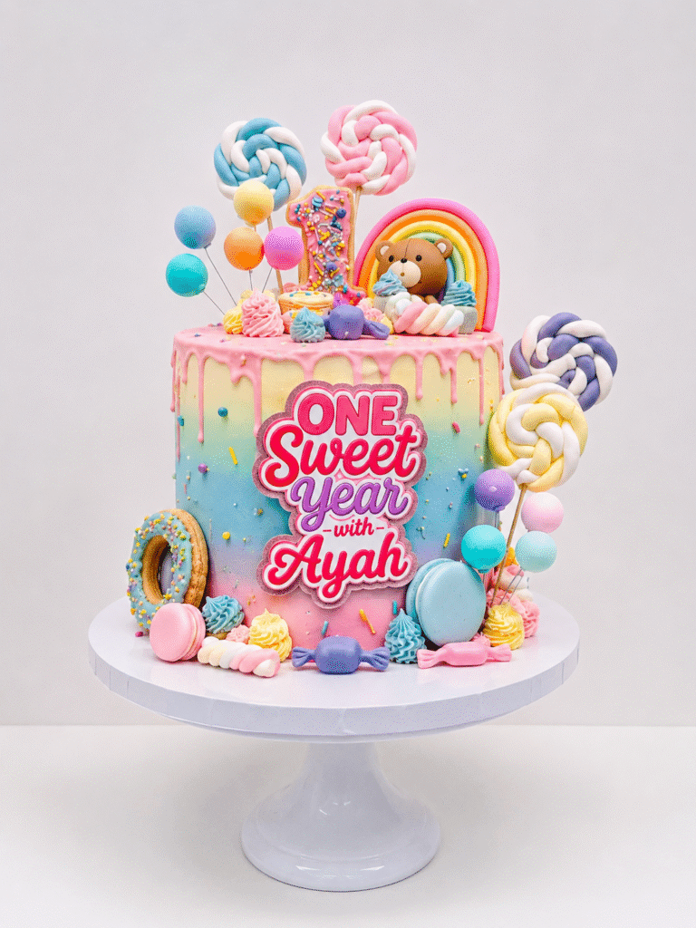 One Sweet Year Cake