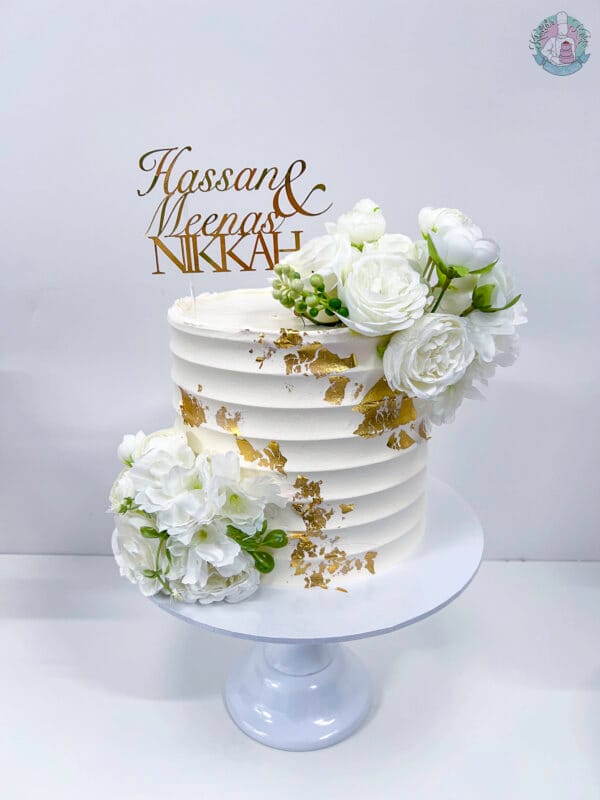 Bevelled Floral Cake - Image 5