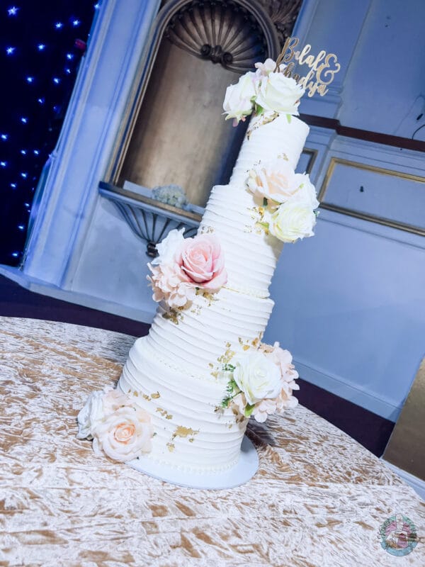 Bevelled Wedding Cake