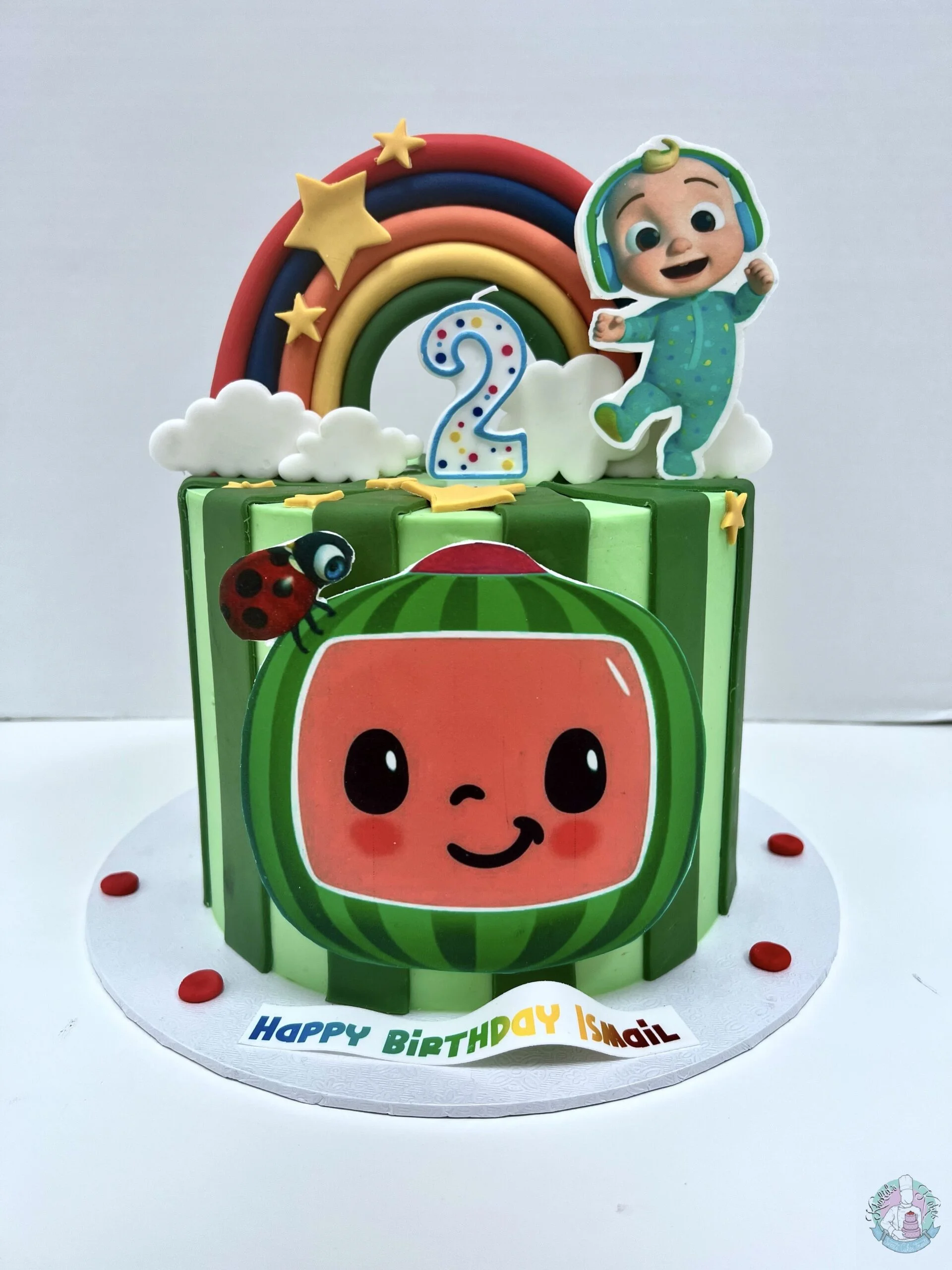 Cocomelon Cake Birmingham — colourful children’s birthday cake with Cocomelon characters.