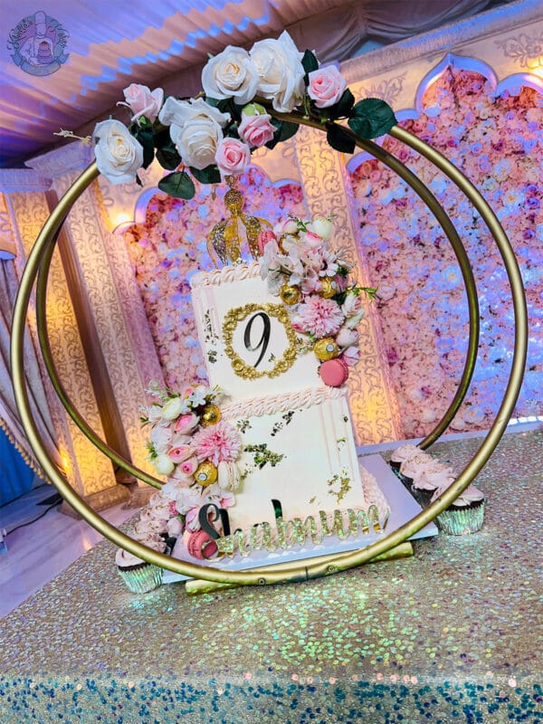 Square princess cake