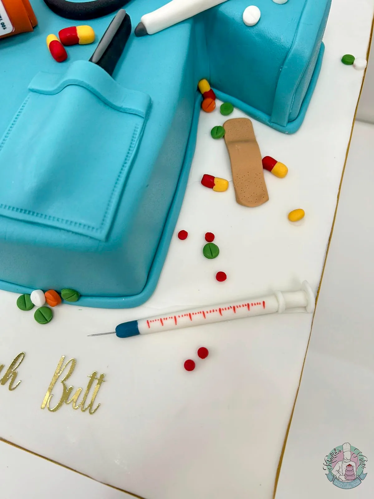 nurse shirt cake