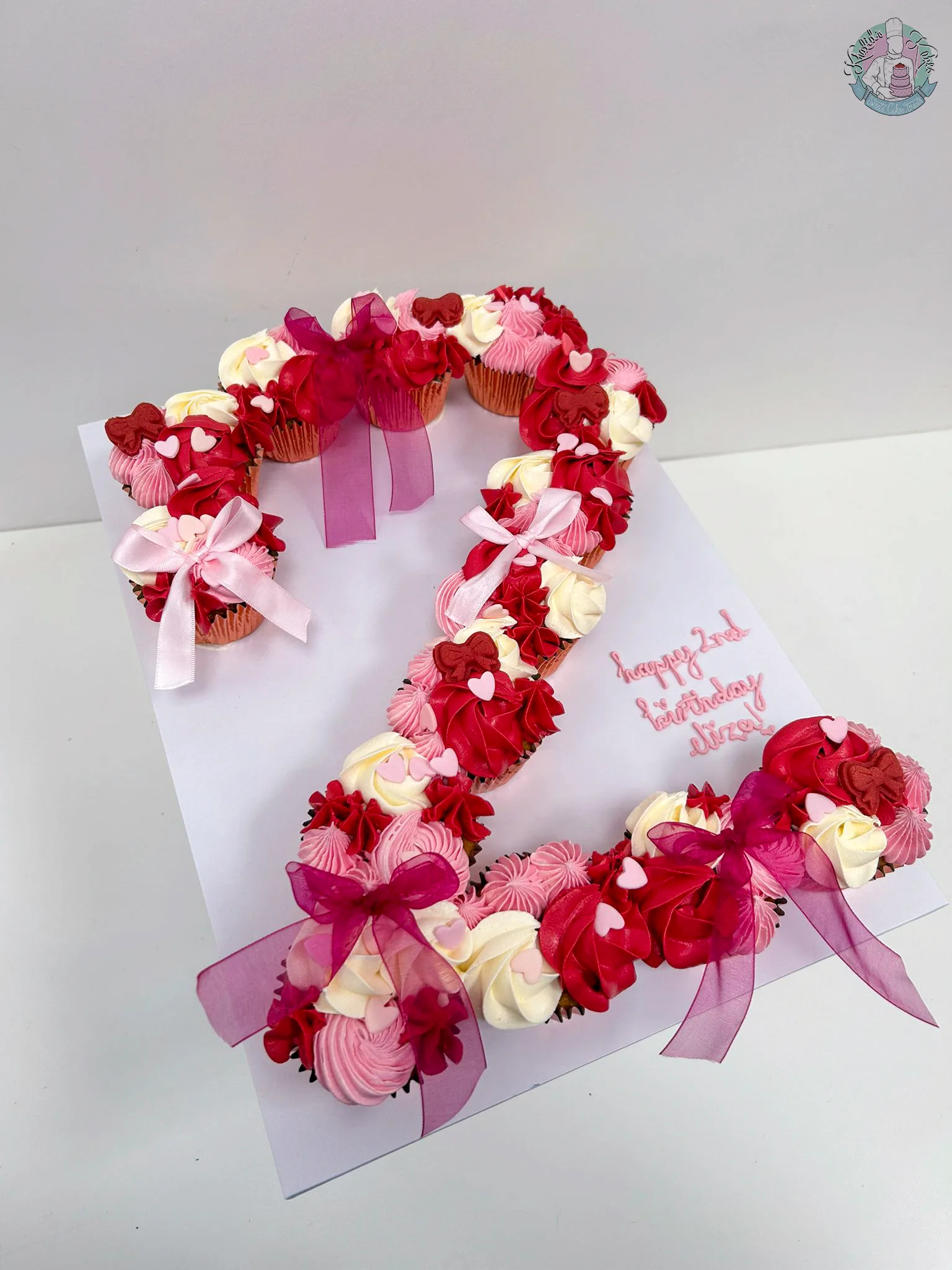 Number Cupcake Platter