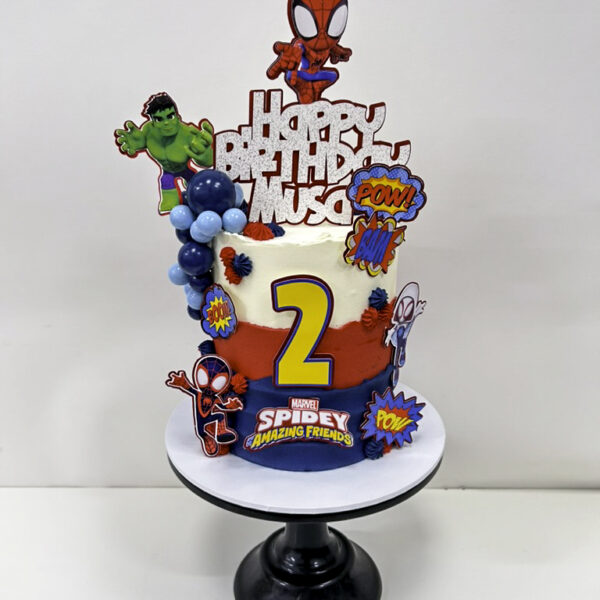 Spidey and Friends Cake