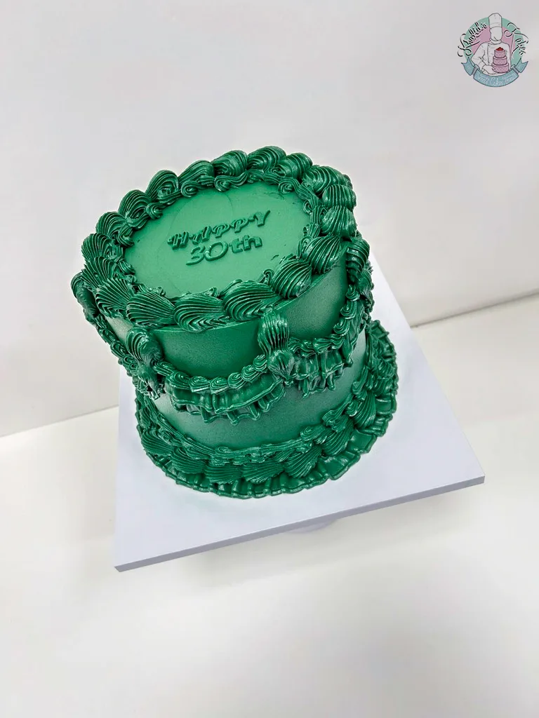 Emerald Vintage Cake