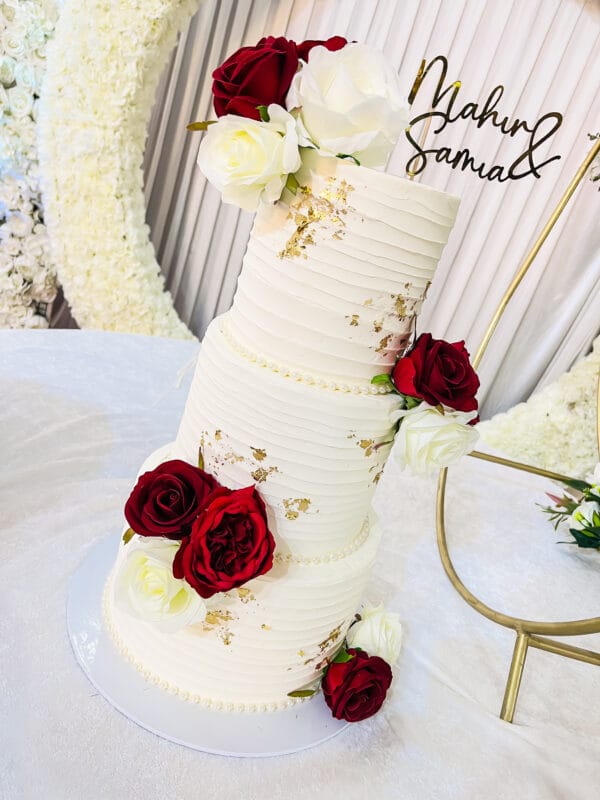 Bevelled Wedding Cake