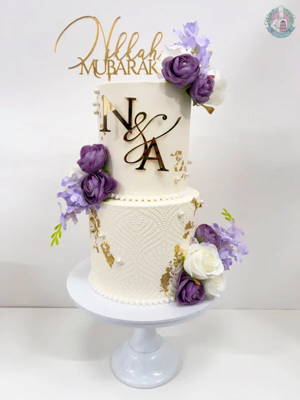 2 Tier Nikkah Cake
