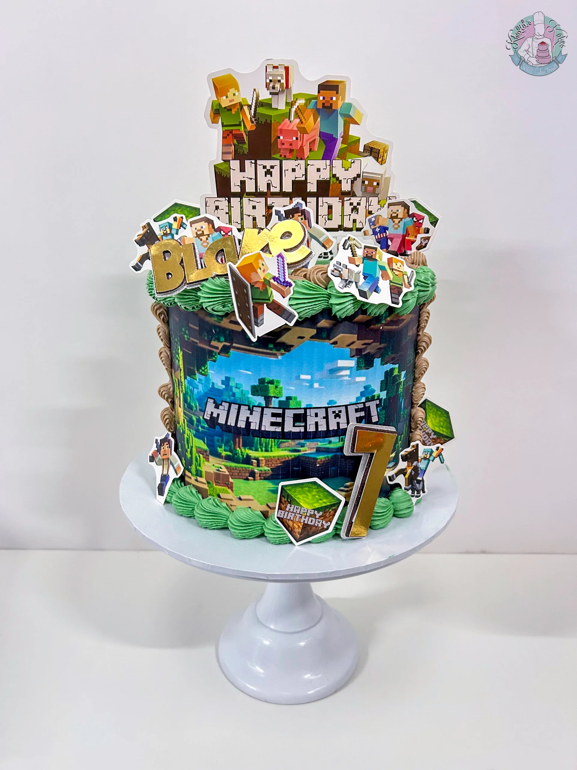 Minecraft cake 2