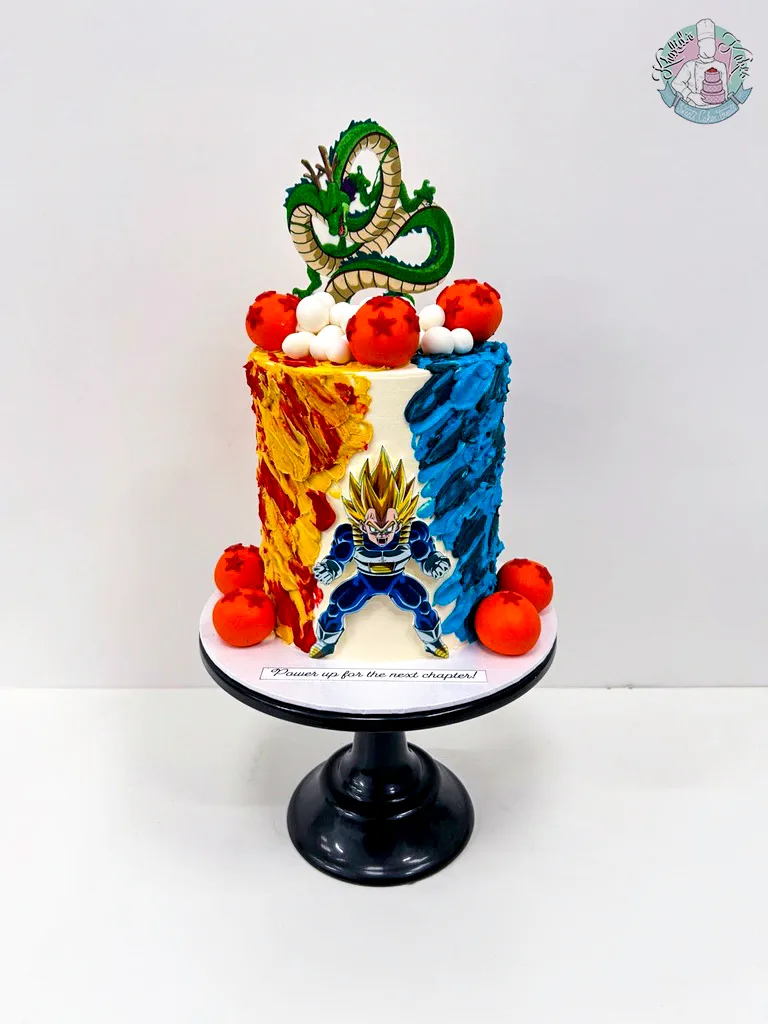 Dragonball Z Cake Birmingham — action-packed children’s birthday cake for fans of the series.