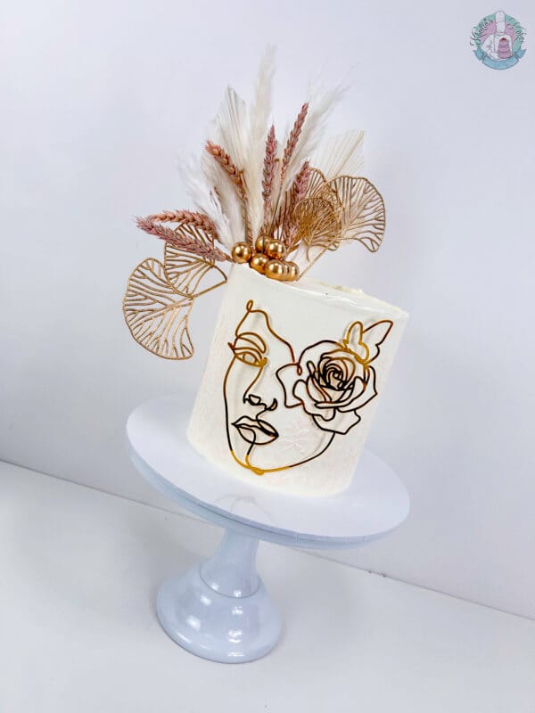 Lady line cake 1