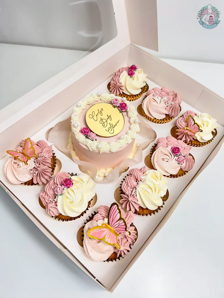 Baby Girl Bento Cake
