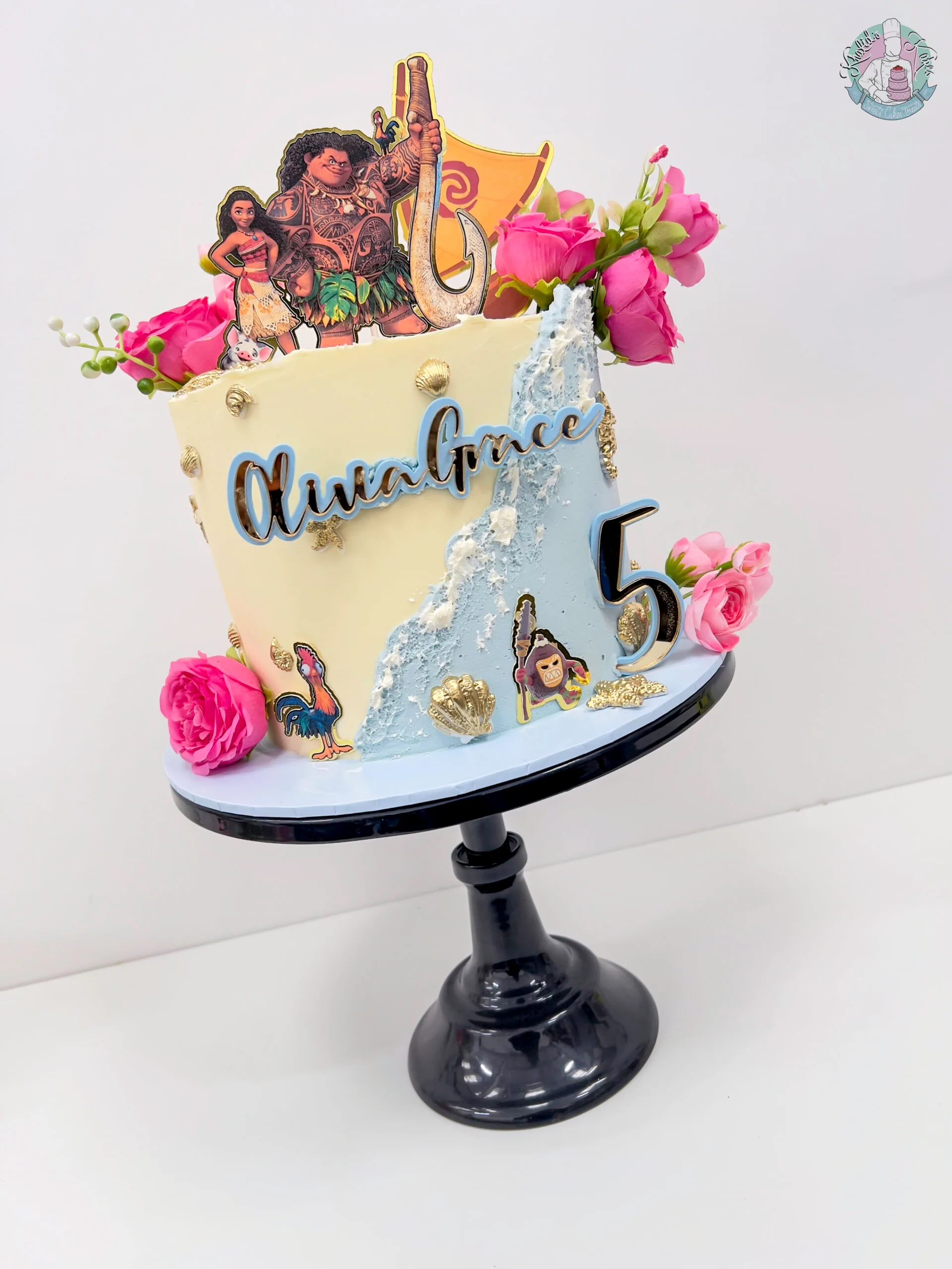 Moana birthday cake
