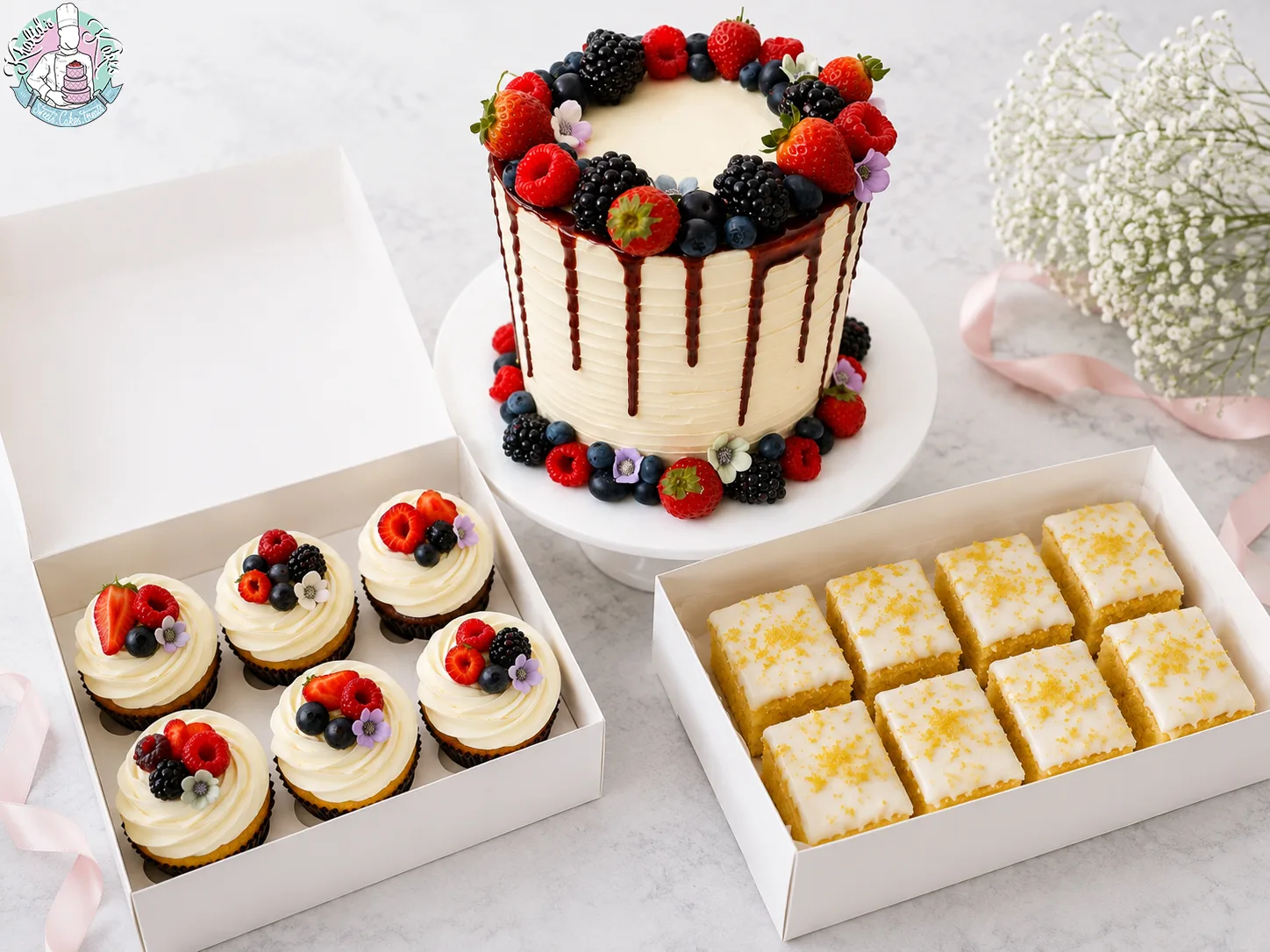 Berry Cake Package – Khalids Kakes Birmingham