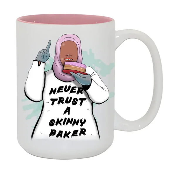 Shop 492 Never Trust a Skinny Baker Mug
