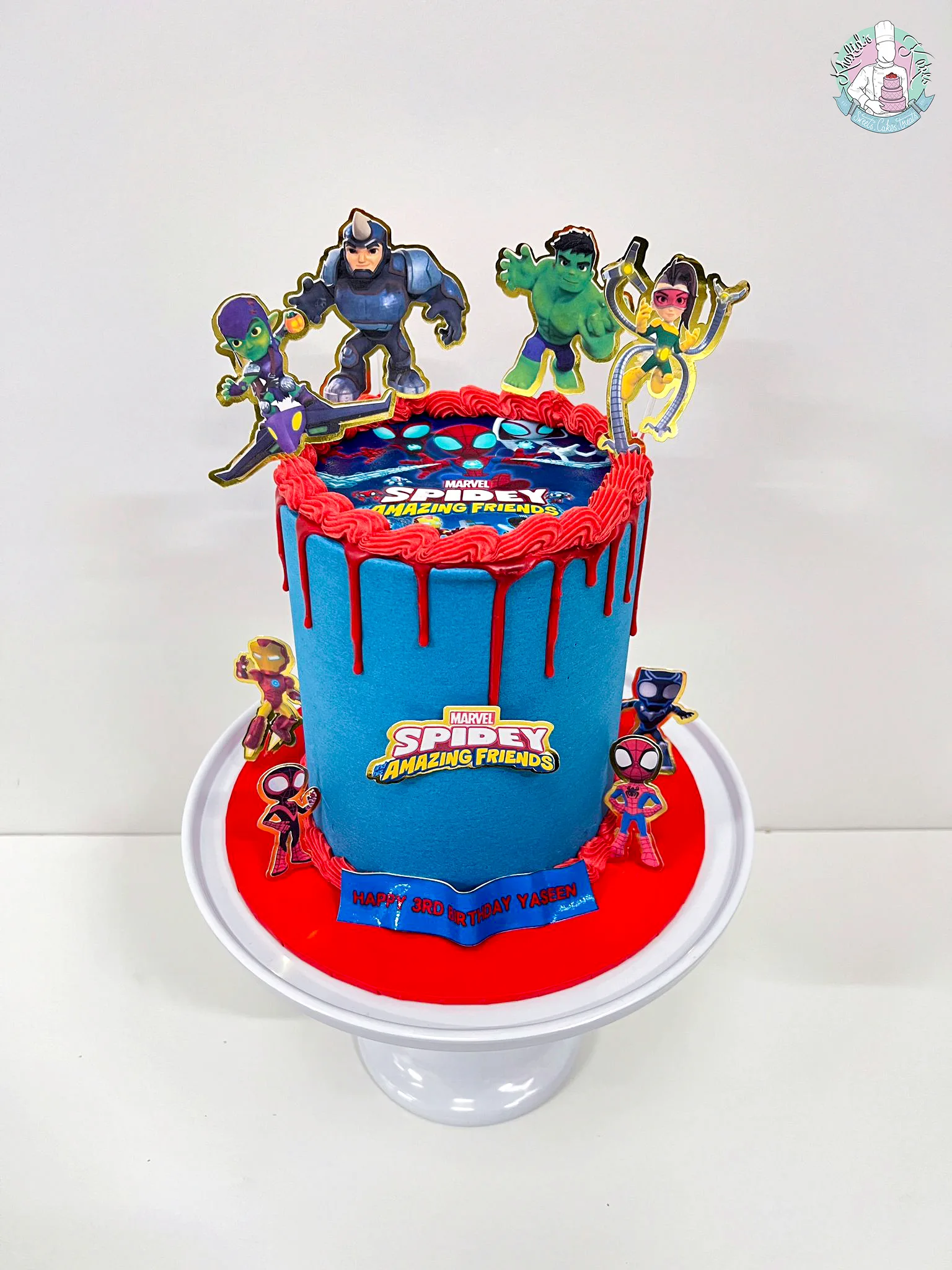 Photo Drip Cake
