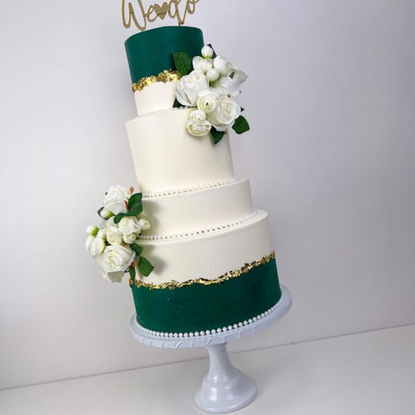 Shop 32 Emerald green wedding cake