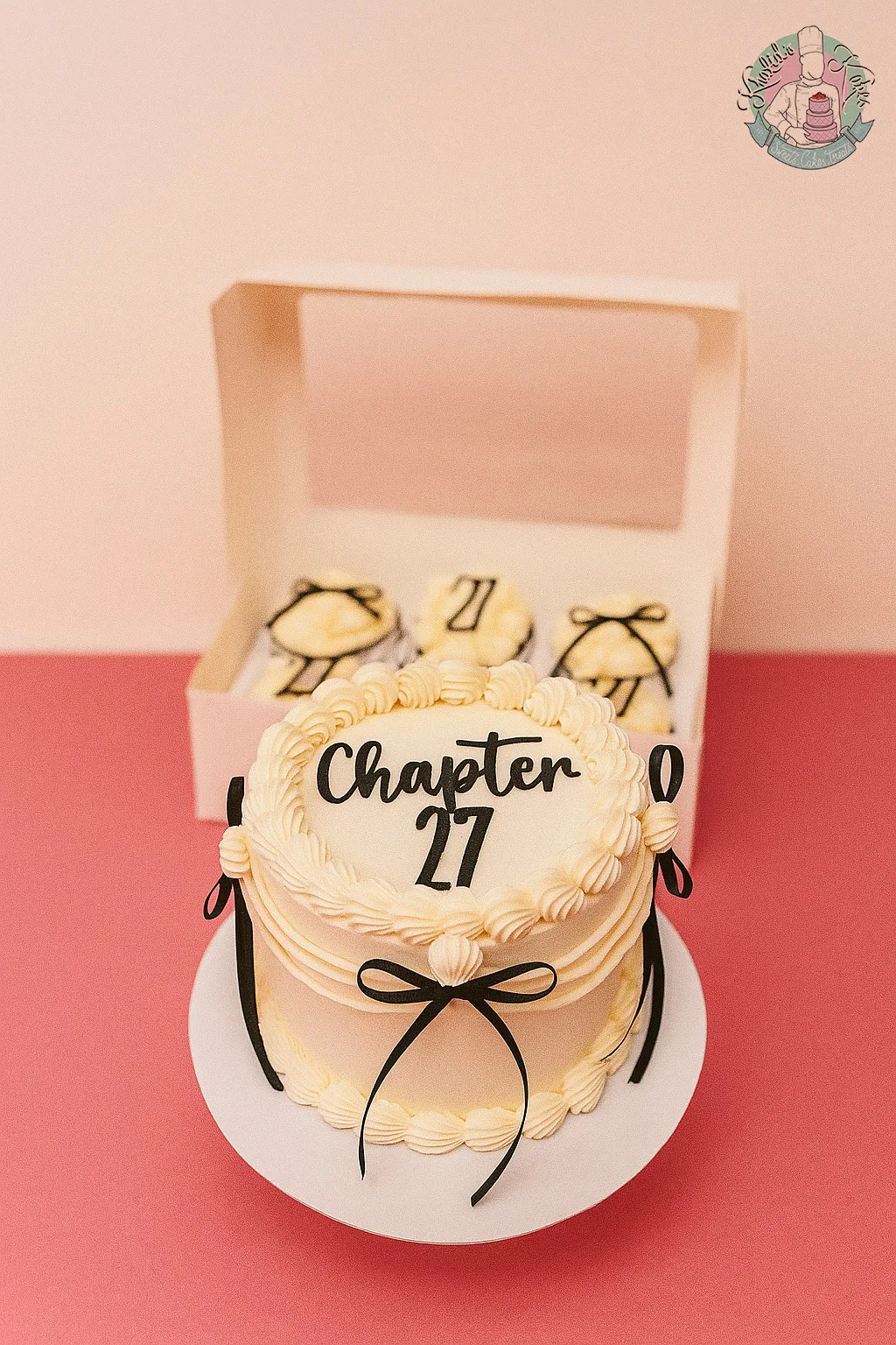 Mini bow cake 2