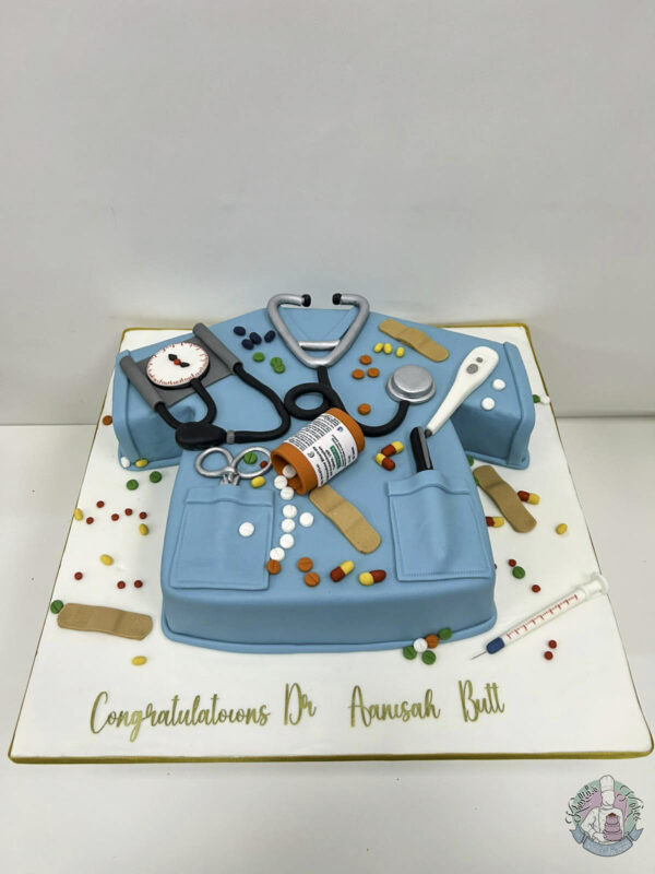nurse shirt cake