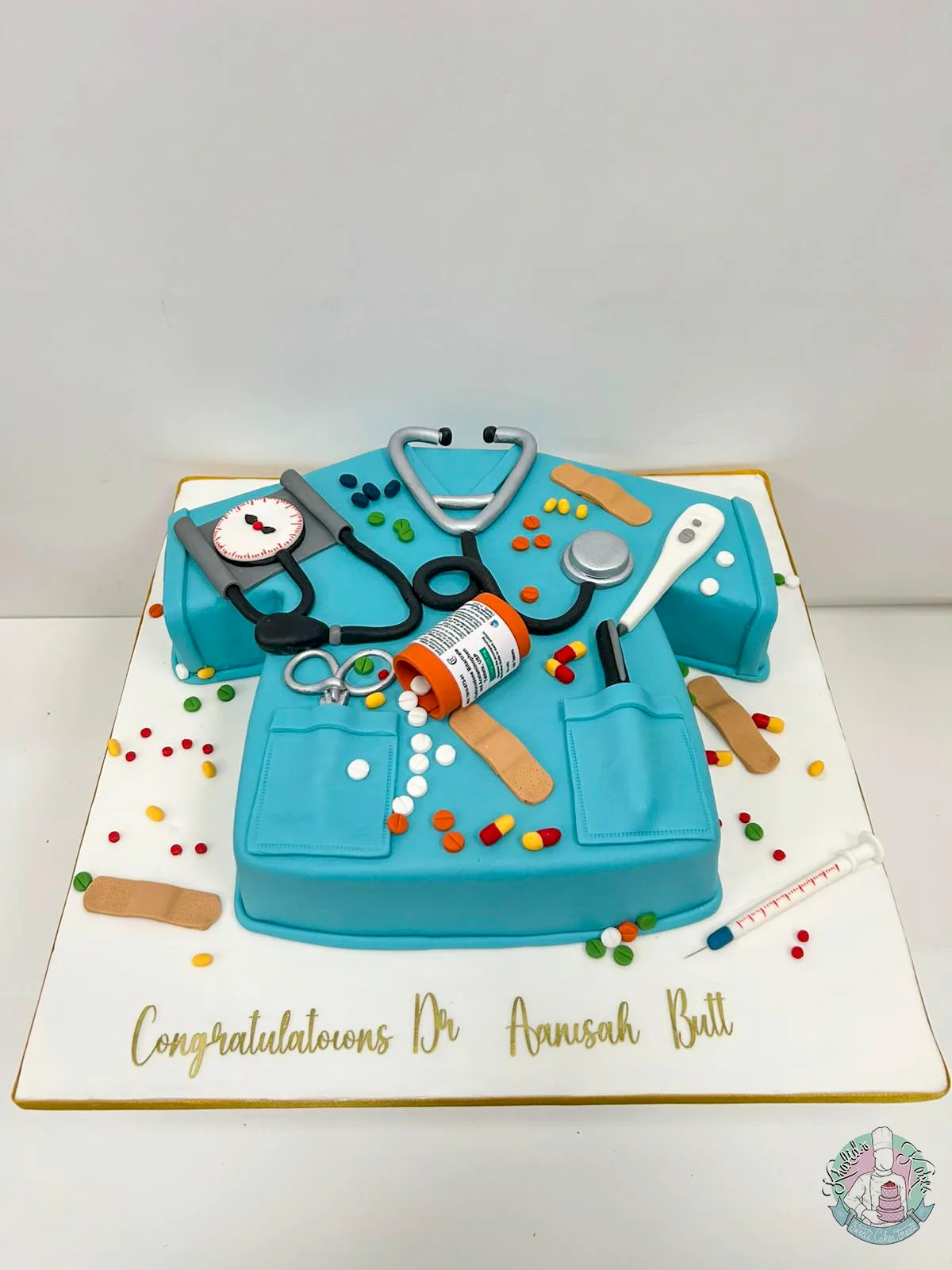 nurse shirt cake