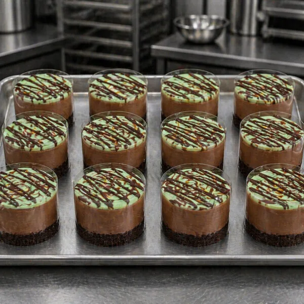Shop 45 chocolate mint mini cheesecakes