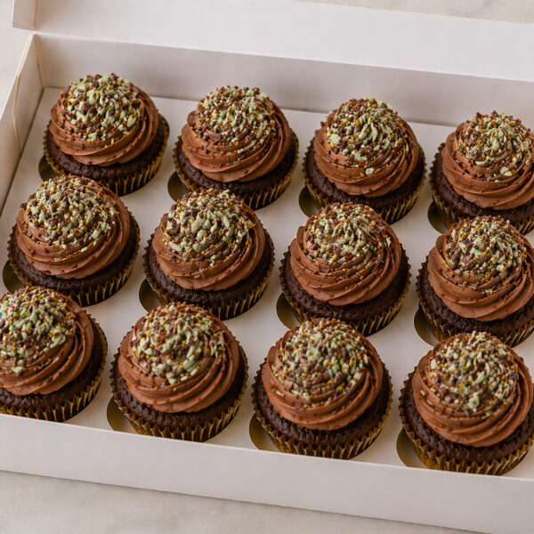 chocolate mint cupcakes