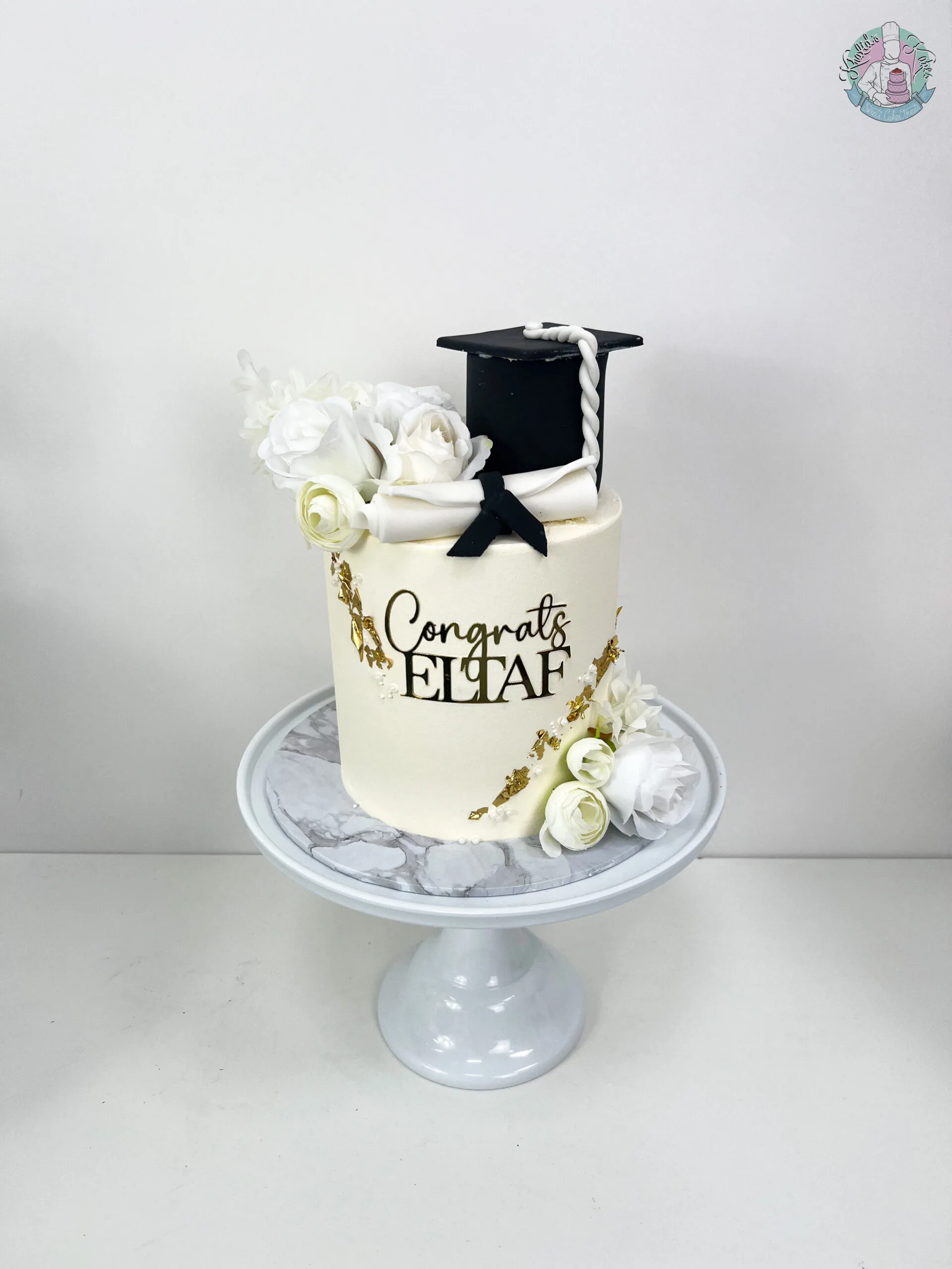 Simple Graduation Cake