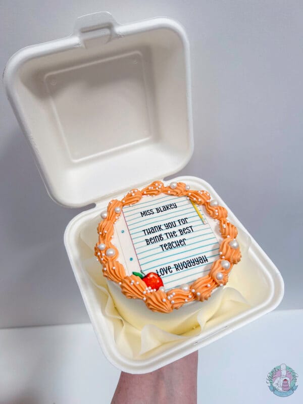 Teachers Gift Cake
