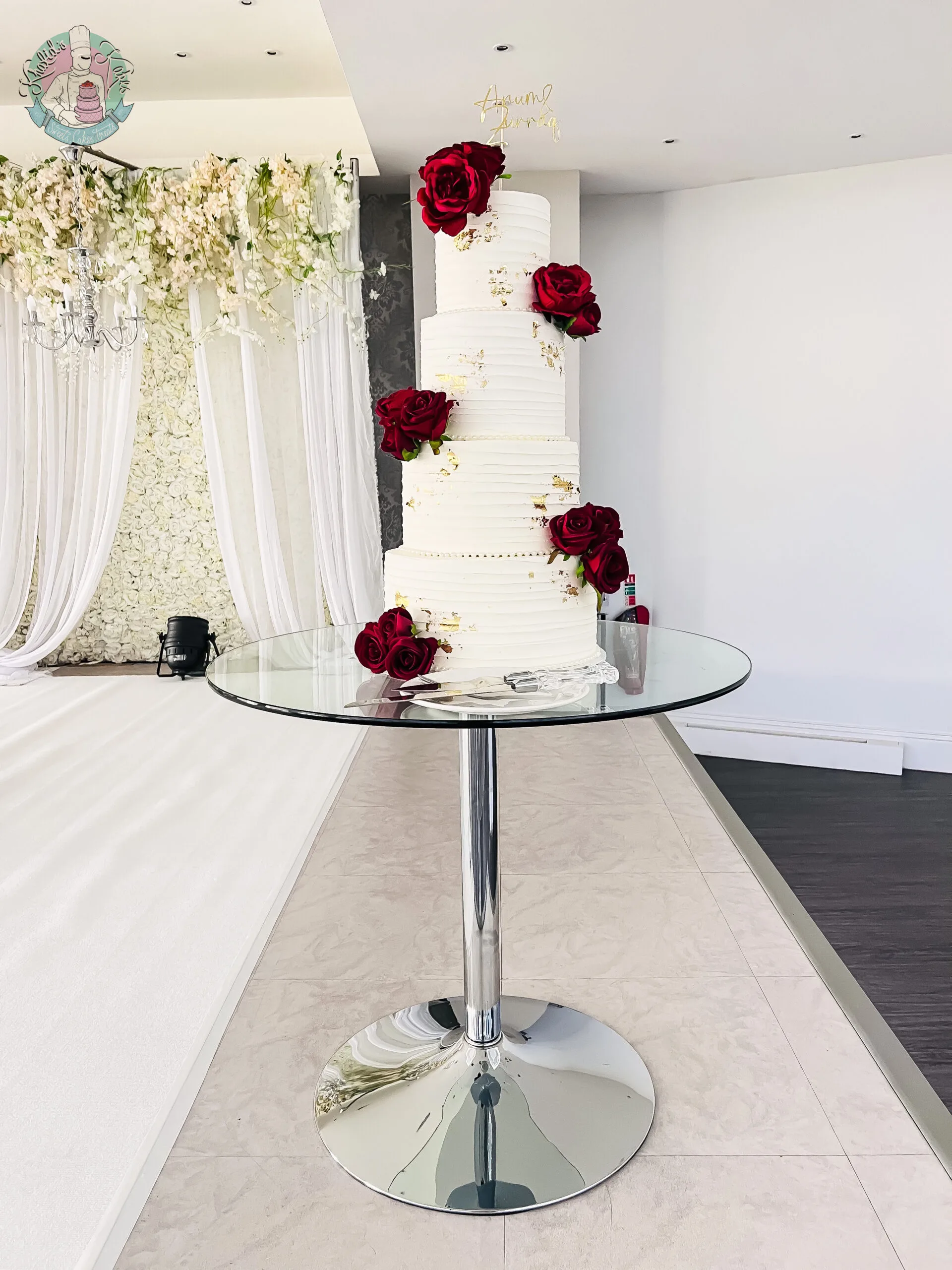 Bevelled Wedding Cake