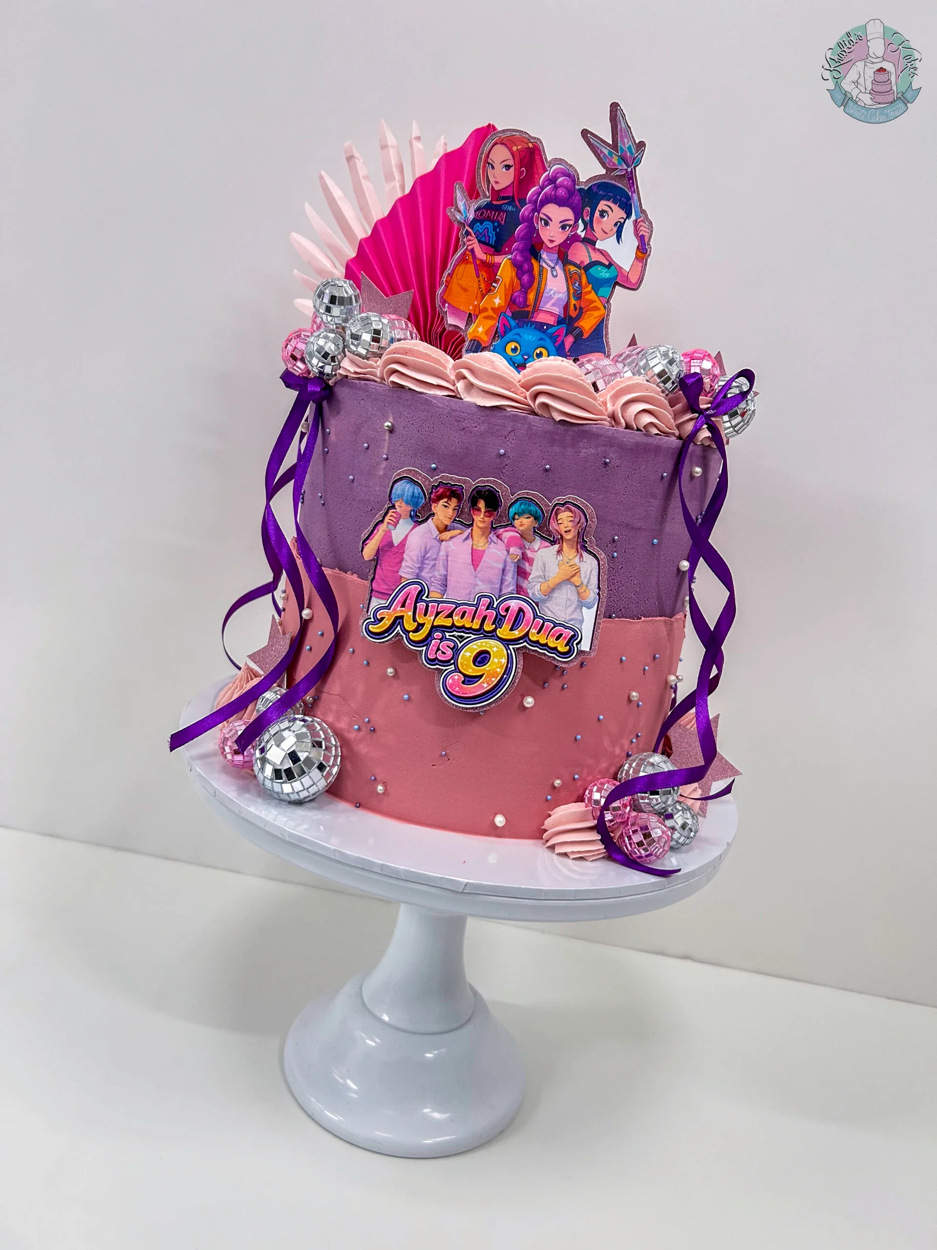 Kpop Demon Hunters Cake 2