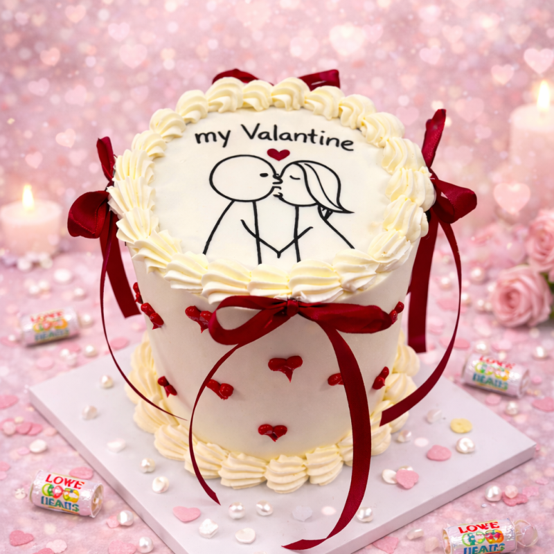 Valentines Mini Photo Cake