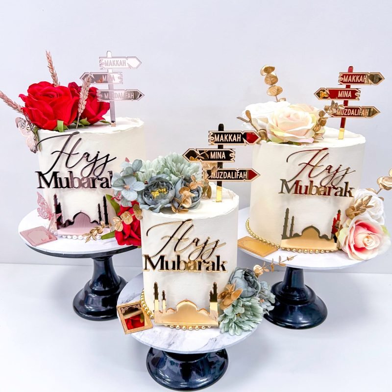 Umrah & Hajj Mubarak cake
