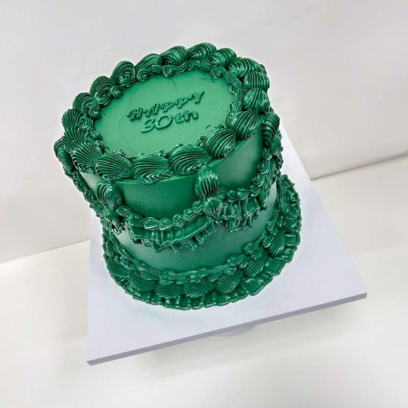 Emerald Vintage Cake