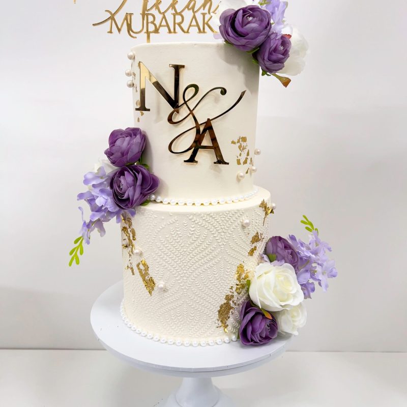 2 Tier Nikkah Cake