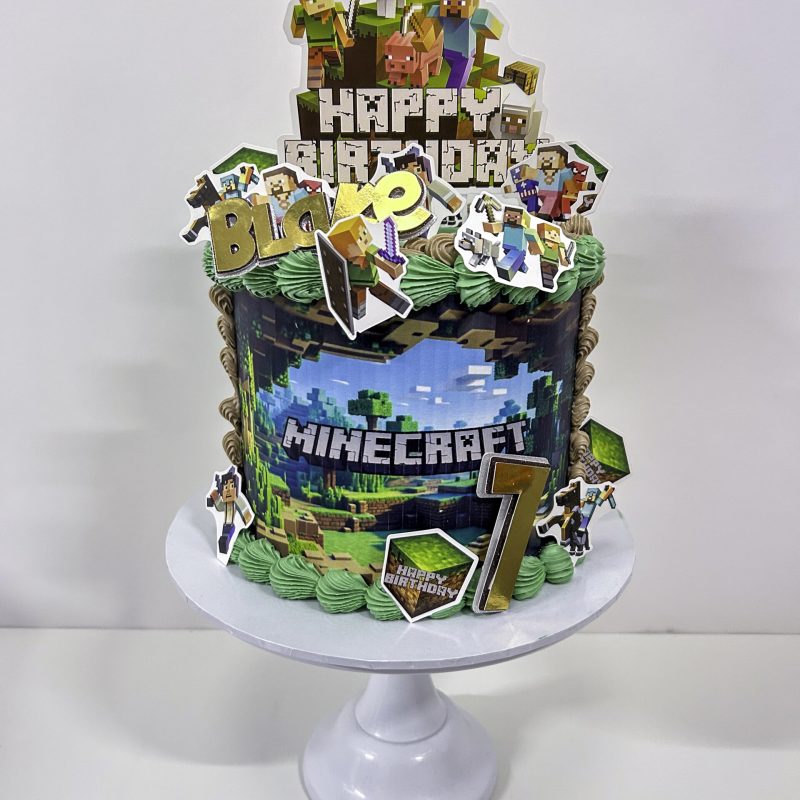 Minecraft cake 2