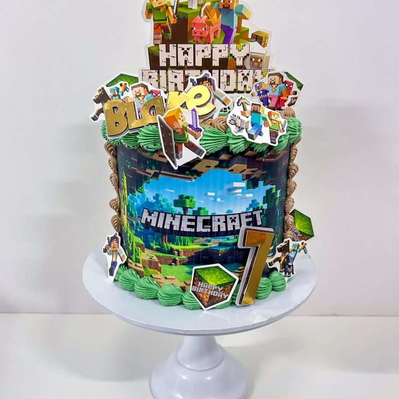 Minecraft cake 2