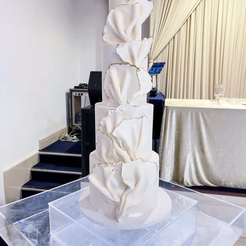 Sail wedding cake