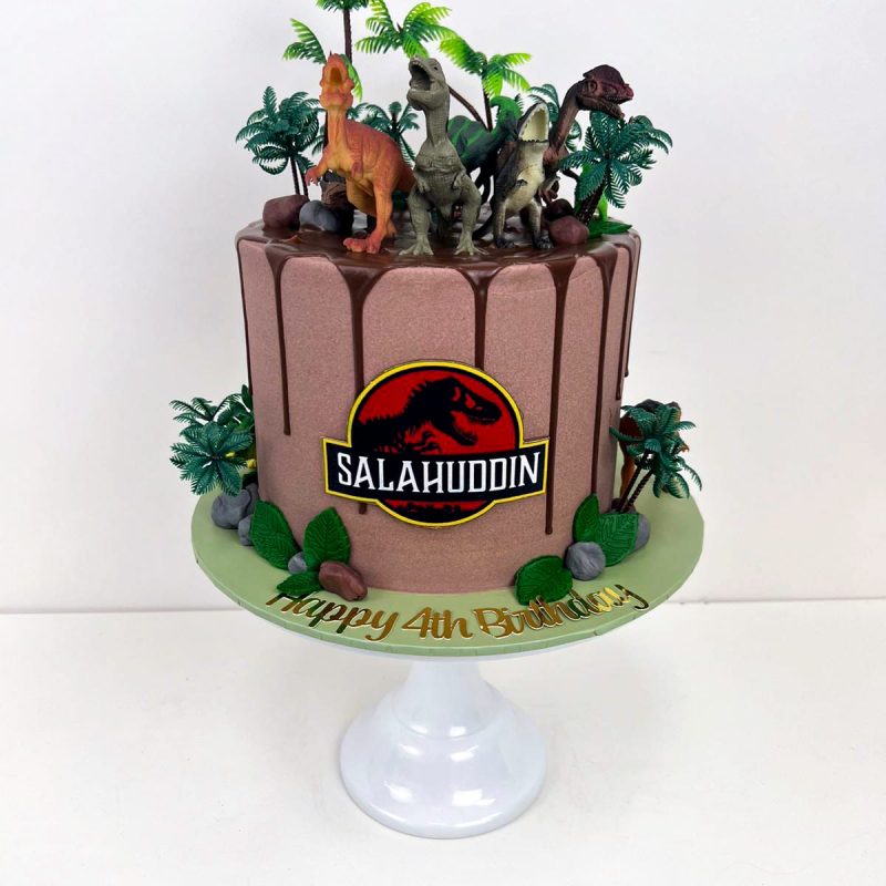 Jurassic Drip Cake