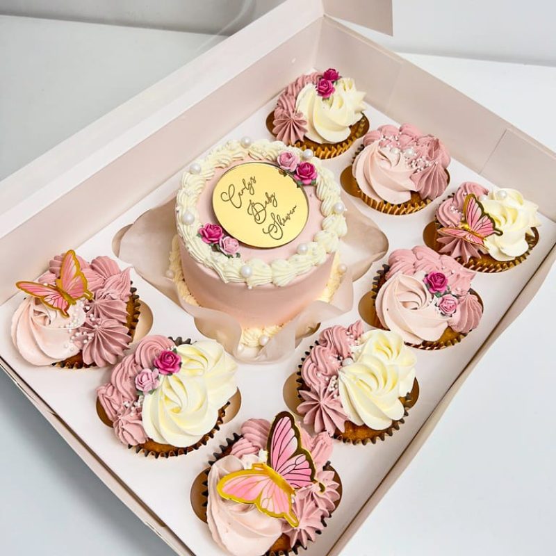 Baby Girl Bento Cake