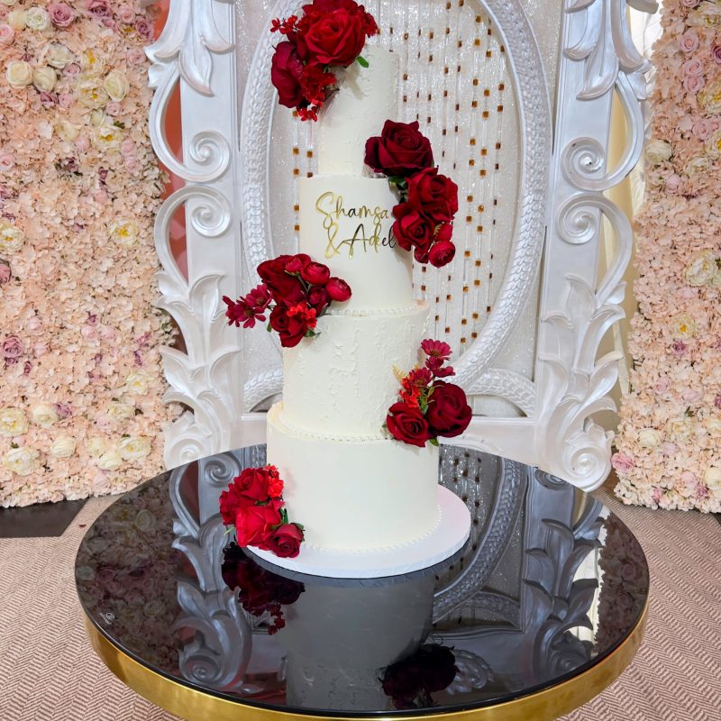 textured wedding cake 2