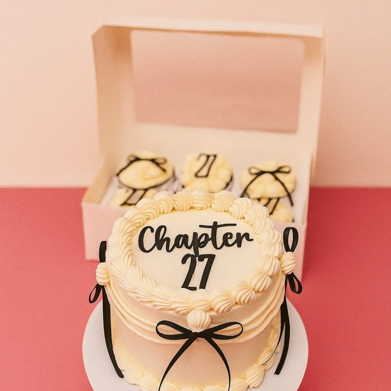 Mini bow cake 2