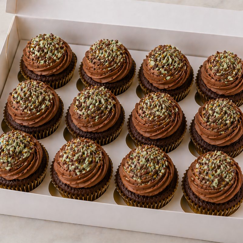 chocolate mint cupcakes
