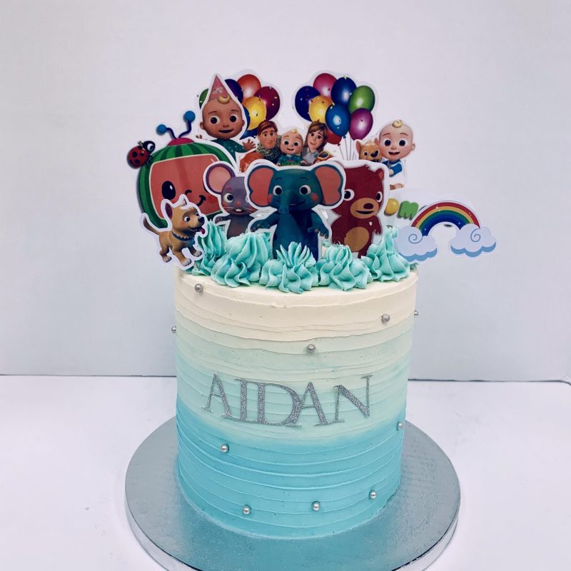 Cocomelon Ombre Cake