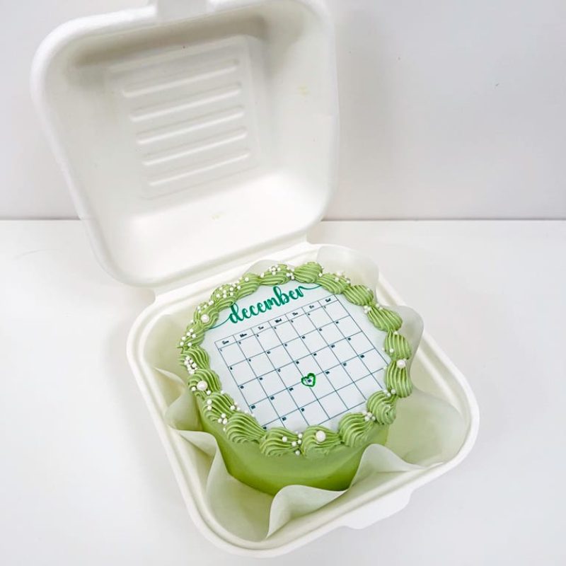 Calendar Bento Cake